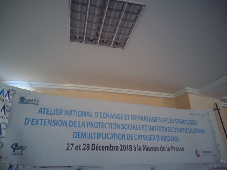 ATELIER NATIONAL D’ÉCHANGE ET DE PARTAGE SUR LES STRATÉGIES D’EXTENSION DE LA PROTECTION SOCIALE ET INITIATIVES D’ARTICULATION