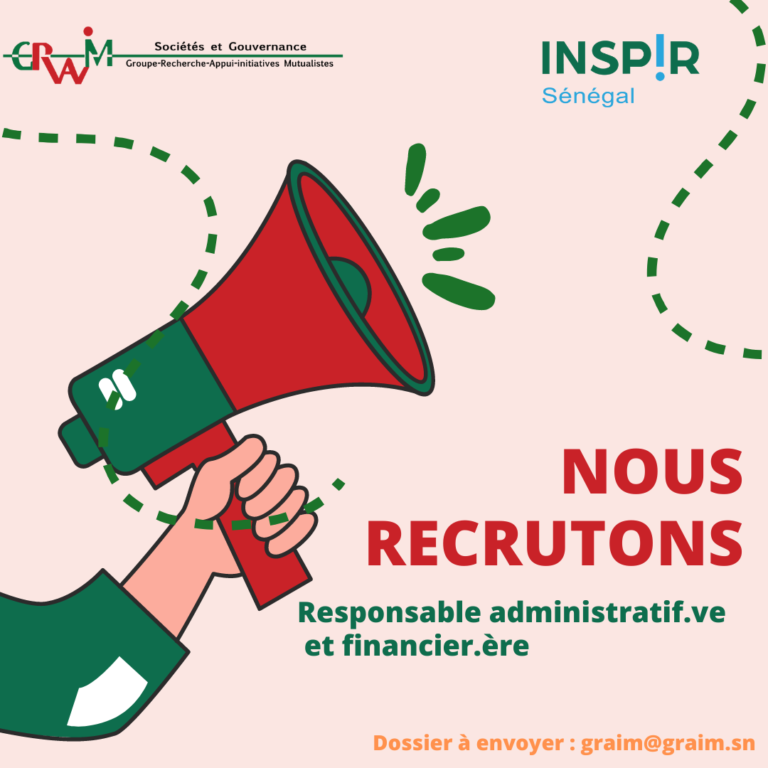 Recrutement d’un.e RAF (Responsable Administratif.ve et Financier.ère)